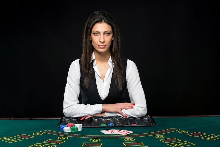 Permainan blackjack live di meja dealer premium badak500